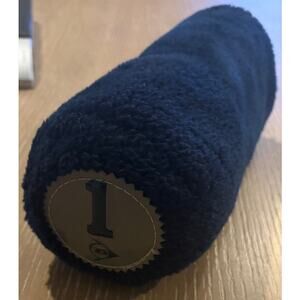 Vintage Dunlop #1 Plush Fuzzy Golf Club Head Cover-Blue